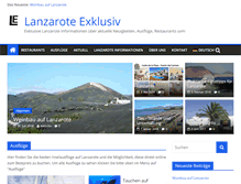 Tablet Screenshot of lanzarote-exklusiv.com